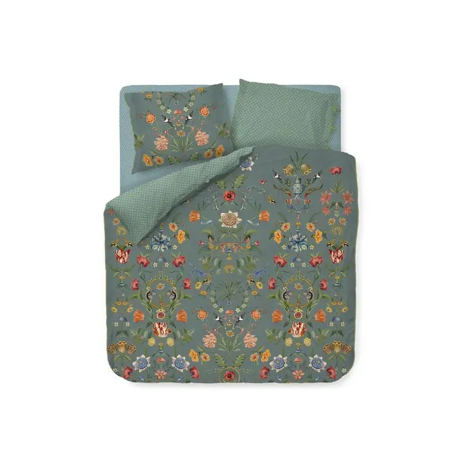 Pip Studio Botanico Verde Housse de couette Bleu 260x200/220 cm Pip Studio Botanico Verde Housse de couette Bleu 260x200/220 cm