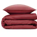 Zo! Home Zo!Home Satinado Housse de couette 140x200/220 Spicy Red