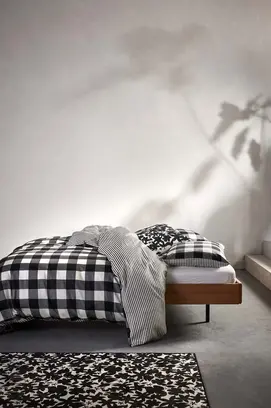 Essenza Chess Duvet Cover Anthracite 260x200/220