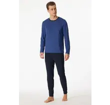 Schiesser Pyjama long bleu roi 180267 52/L
