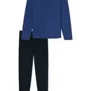 Schiesser Schiesser Pyjama long bleu roi 180267 52/L