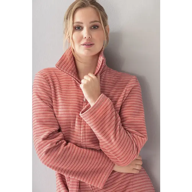 Cawö Peignoir avec fermeture éclair 5317 coralle 42 Cawö Peignoir avec fermeture éclair 5317 coralle 42