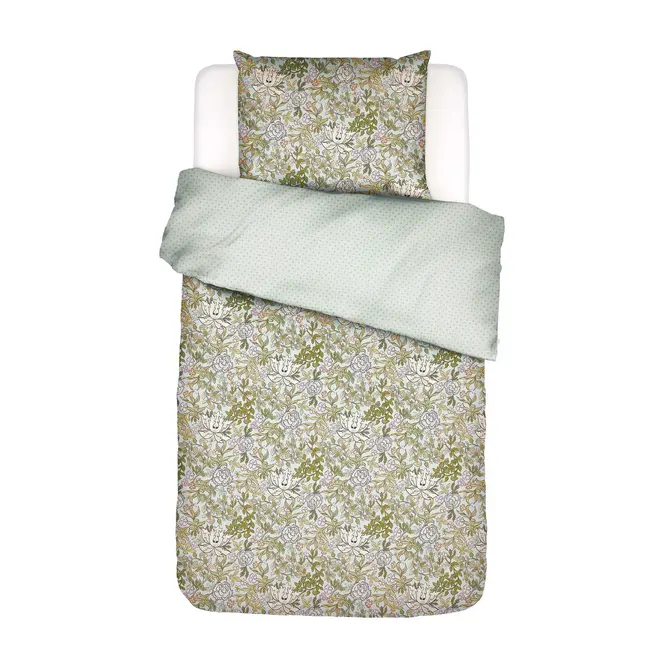 Essenza Ophelia  dekbedovertrek Hazy Blue 2p set 200x220