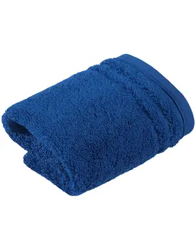 Vossen Gezichtsdoekje Vienna Style Supersoft  Deep Blue 30x30