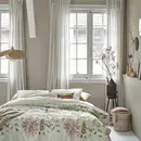 Ariadne at Home Ariande at Home - Housse de couette Flowerfields Light Green 200 x 200/220 cm