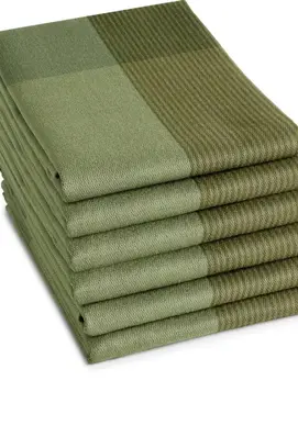 DDDDD theedoek Blend 60x65 olive green