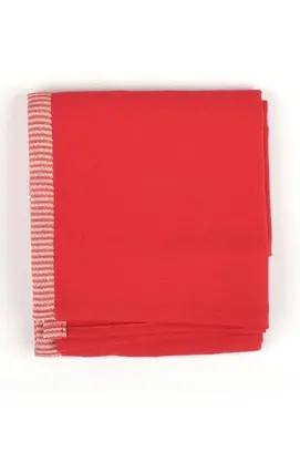 Bunzlau Castle Theedoek Solid Red