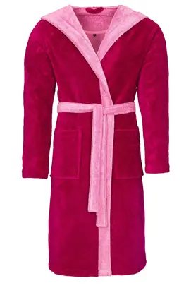 Vossen Badjas Poppy cranberry/light fuchsia  L