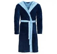 Vossen Badjas Poppy winternight/steelblue  L