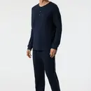 Schiesser Schiesser Pyjama long bleu foncé 178109 58/3XL