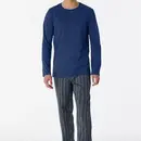 Schiesser Schiesser Pyjama Long navy 180273 54/XL