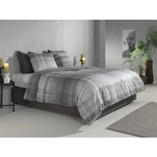 Zo!Home Marley housse de couette 140x200/220 Ink Black