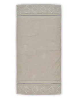 Pip Studio Soft Zellige Badhanddoek - Khaki 70 x 140 cm