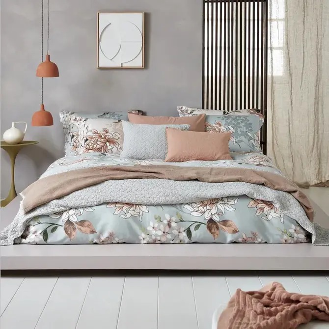 Vandyck CHEERFUL 2 personnes (200x200/220 ) bleu perle