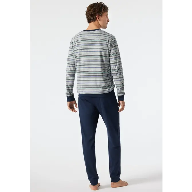 Schiesser Pyjama Long gris mélangé 178102 56/XXL