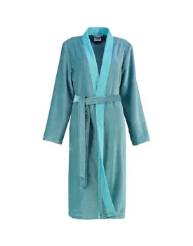 Cawo 6431 Velours Dames Badjas Kimono Turkis 42