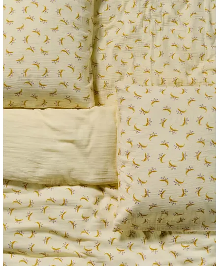 Covers & Co Lily melody Kussensloop Lemon yellow 60x70