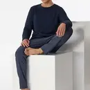 Schiesser Schiesser Pyjama long bleu nuit 180249 52/L