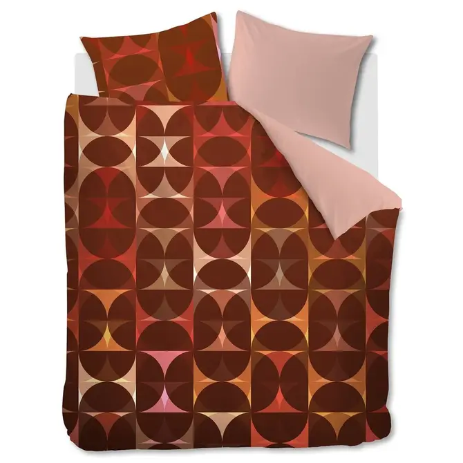 Beddinghouse Dutch Design Housse de couette Redwood - Rouge 260x200/220 cm
