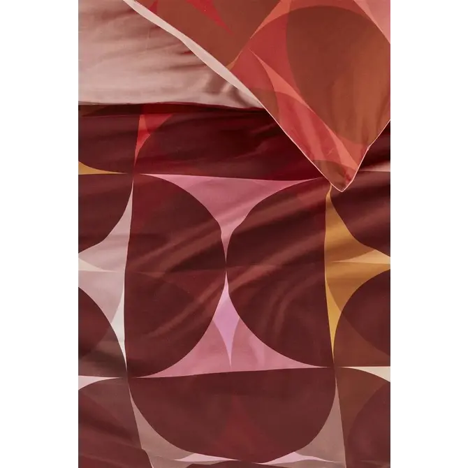 Beddinghouse Dutch Design Housse de couette Redwood - Rouge 260x200/220 cm