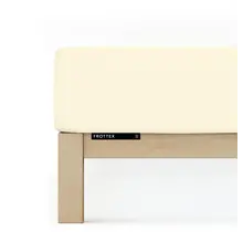 Schlafgut Drap-housse en éponge S - 90x190 - 100x200 132 Yellow Light