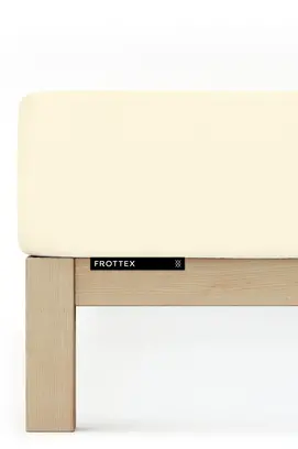 Schlafgut Badstof Hoeslaken S - 90x190 - 100x200 132 Yellow Light