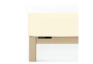 Schlafgut Drap-housse en éponge S - 90x190 - 100x200 132 Yellow Light