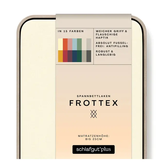 Schlafgut Drap-housse en éponge S - 90x190 - 100x200 132 Yellow Light Schlafgut Drap-housse en éponge S - 90x190 - 100x200 132 Yellow Light