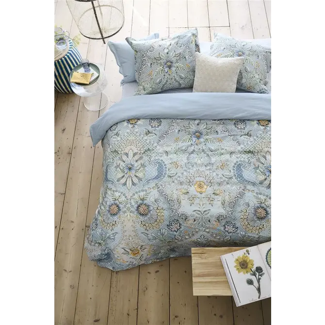 Pip Studio Saluti Grandi Dekbedovertrekken- Light Blue 140x200/220 cm