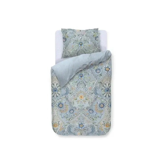 Pip Studio Saluti Grandi Dekbedovertrekken- Light Blue 140x200/220 cm