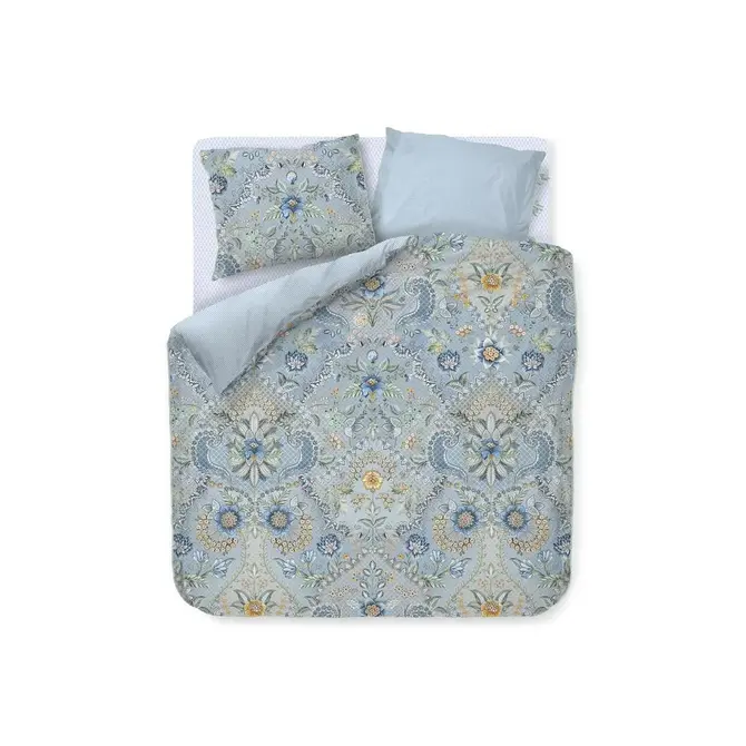 Pip Studio Saluti Grandi Housses de couette - Bleu clair 140x200/220 cm
