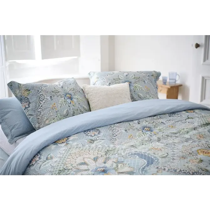 Pip Studio Saluti Grandi Dekbedovertrekken- Light Blue 140x200/220 cm