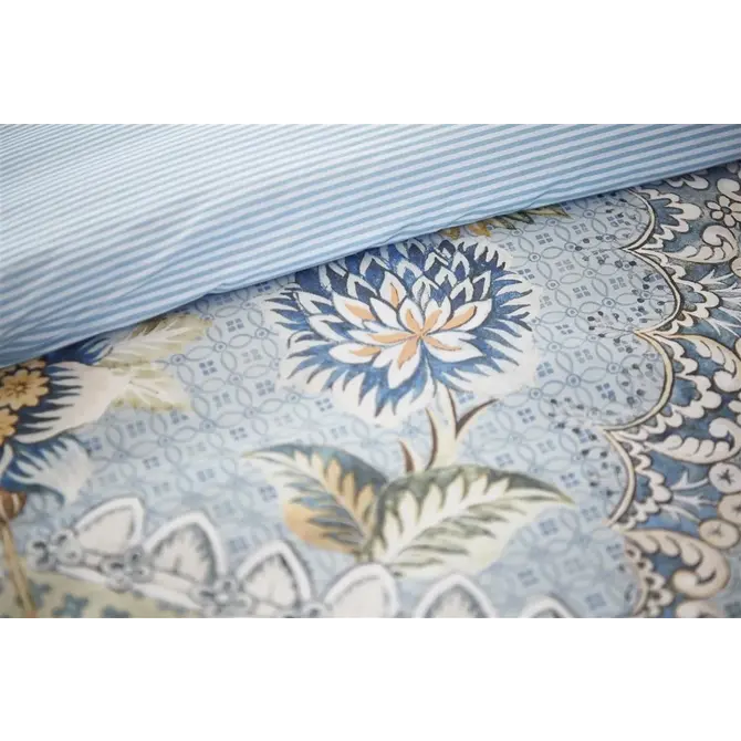 Pip Studio Saluti Grandi Housses de couette - Bleu clair 140x200/220 cm