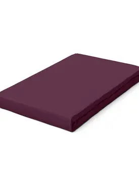 Schlafgut Pure Jersey Boxspring Hoeslaken S - 90x190 - 100x220 542 Purple Deep