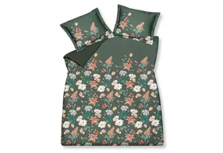 Enveloppe de couette Vandyck Fine Leaves earth green 200x220