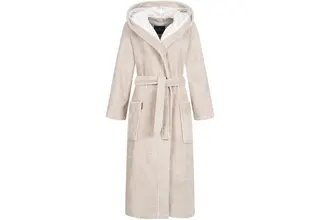 Peignoir à capuche Morgenstern pour femme Geena 2 sable Taille XL