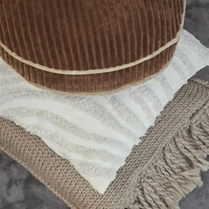 KAAT Amsterdam Coussin décoratif Marty Offsierkussenwhite