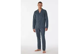 Schiesser Pyjama Long nightblue 180275 50/M