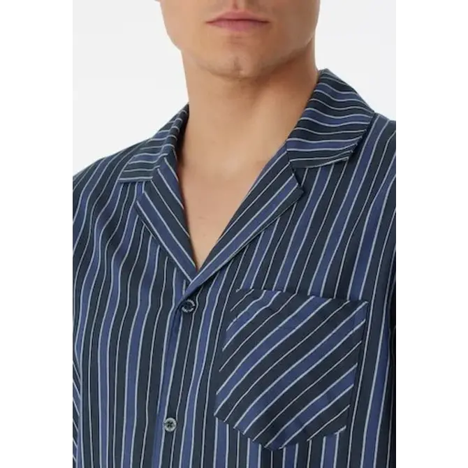 Schiesser Pyjama long bleu nuit 180275 50/M