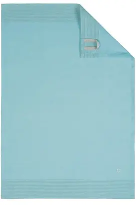 Cawö Torchon bicolore 50x70 turquoise