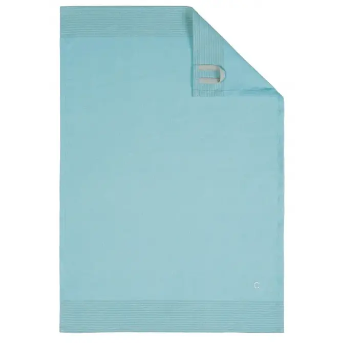 Cawö Torchon bicolore 50x70 turquoise