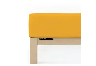 Schlafgut Drap-housse éponge S - 90x190 - 100x200 196 Jaune Profond