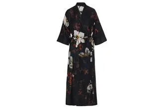 Essenza for Maurtitshuis  Jula Daffodils Reunited Kimono M Black