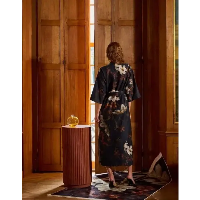 Essenza for Maurtitshuis  Jula Daffodils Reunited Kimono M Black