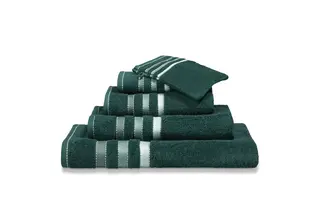 Vandyck Prestige Lines Dark Green Serviette de toilette 40x60
