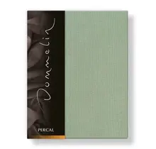 Dommelin Drap-housse Uni Percal 200TC 551 vert sapin 180x210/30