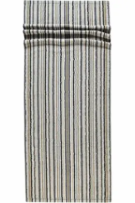Cawo Lifestyle Streifen Serviette de sauna 7048 Pebblestone-37 70x180