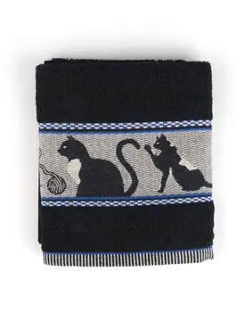 Bunzlau Castle Keukendoek Cats Black