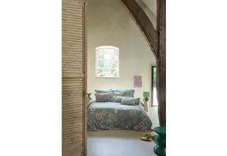 Pip Studio Dekbedovertrek Viva Las Flores Green 240x200/220 cm