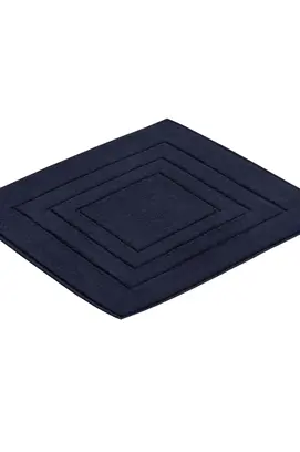 Vossen Bidetmat Feeling marine blau 60x60
